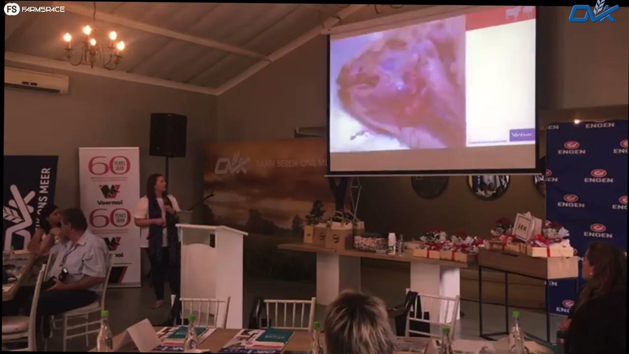 Hanrei van Virbac gesels oor dieregesondheid by OVK Vroueboeredag en hoe wurms jou diere beïnvloed.