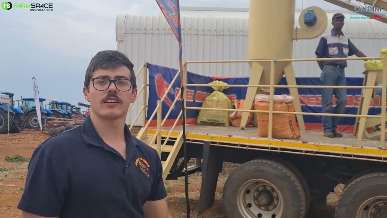 Jy kan enige plek pil! Kyk hierdie opset van Jones Masjiene by LTX Landini Boeredag.