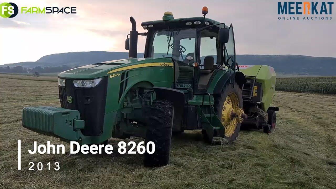 2013 John Deere 8260 op Kwaliteit Trekker en Implement Veiling Sonder Grense 21 tot 24 Feb 2022