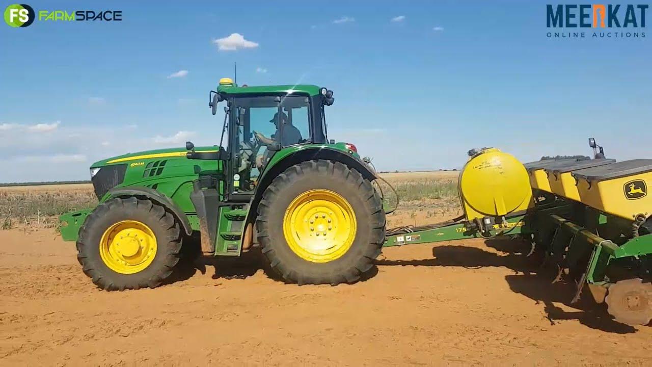 2018 John Deere 6140M op Kwaliteit Trekker en Implement Veiling Sonder Grense 21 tot 24 Feb 2022