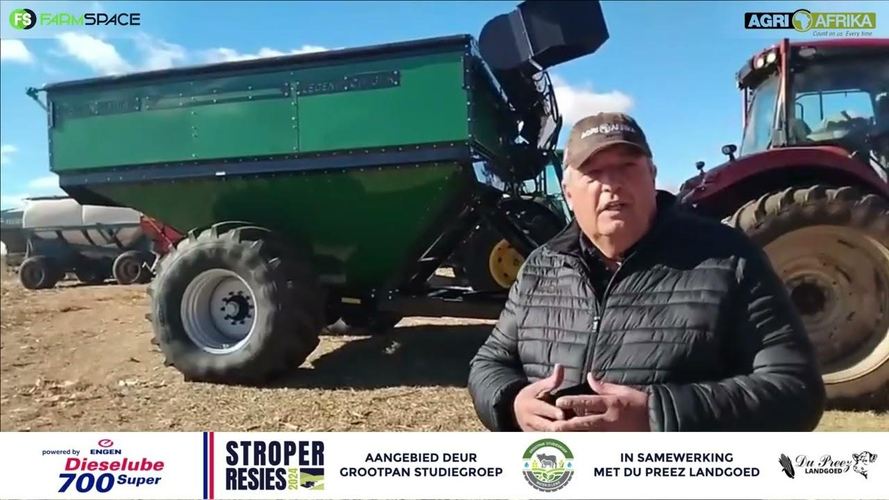 Agri Afrika Tapkar hier op Grootpan by die Stroper Resies 2024.