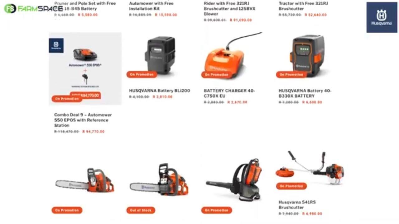 Husqvarna se battery-reeks is beskikbaar op Swart Vrydag!