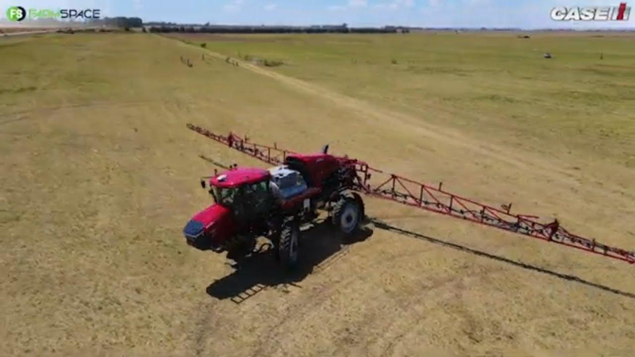 Case IH wys wies baas met hulle nuutste spuit, die Patriot 3250, tydens die Hoogloop spuit Demodag!