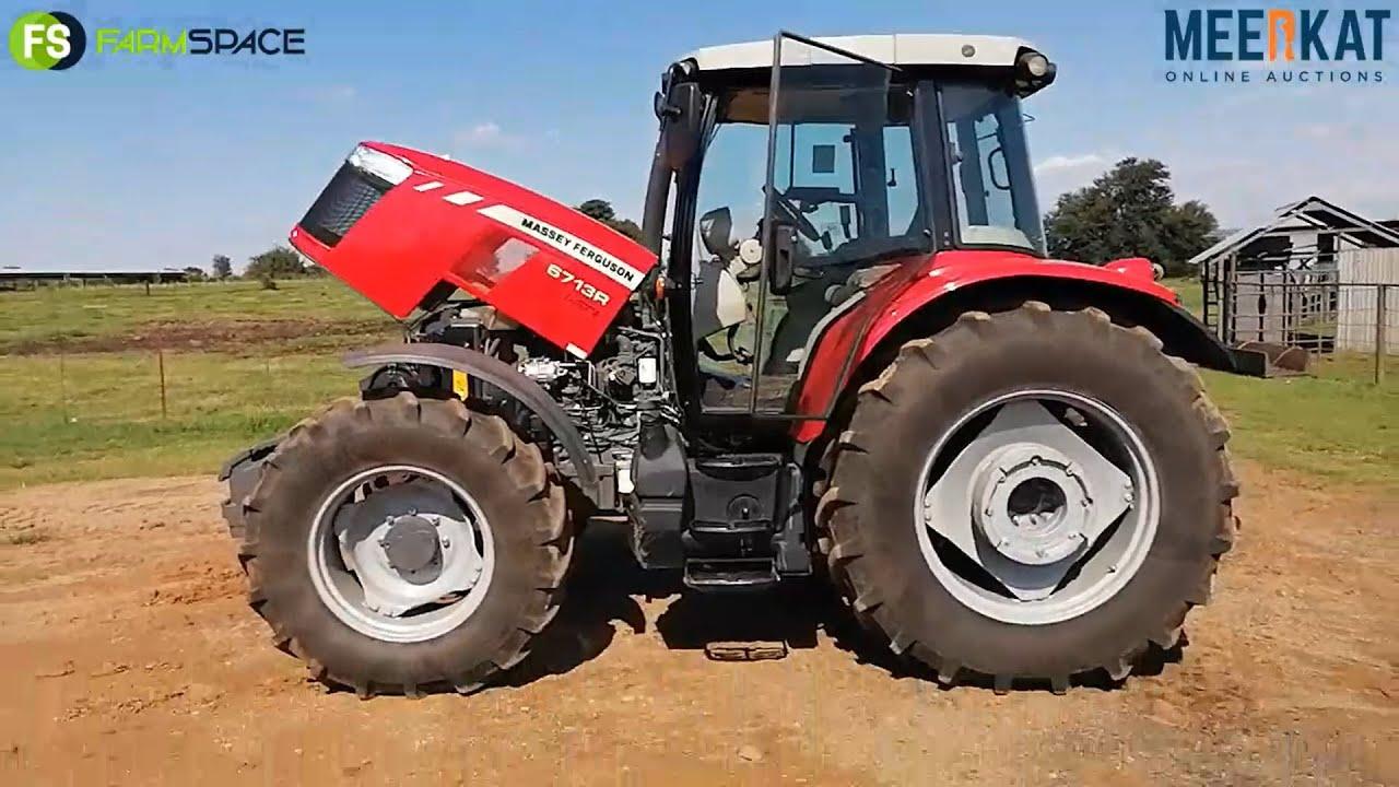 Massey Ferguson 6713R No.2 op Kwaliteit Trekker en Implement Veiling Sonder Grense 21-24 Feb 2022