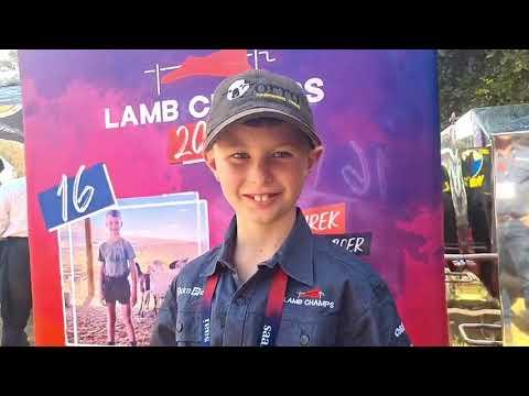 Liam is 'n volle 8 jaar oud. Hoe lyk sy eie skaap op Lamb Champs 2024