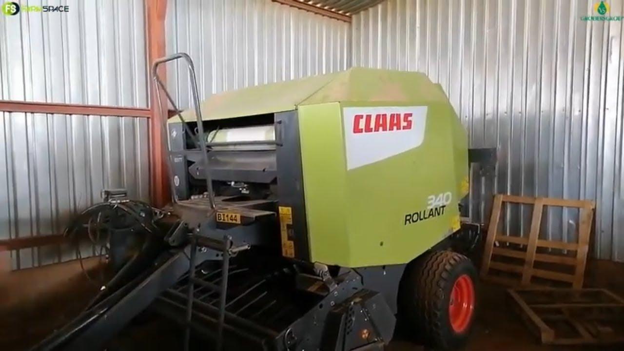 2015 Claas Rolant 340 baler op die VS Groeiersgroep Veiling, 20 Aug 2022.