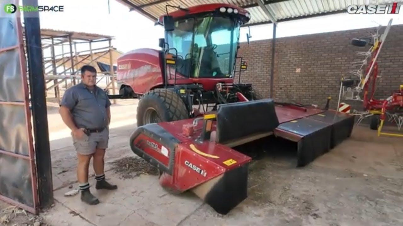 Sny soos ‘n warm mes deur botter met die Case IH WD1905 platsnyer!