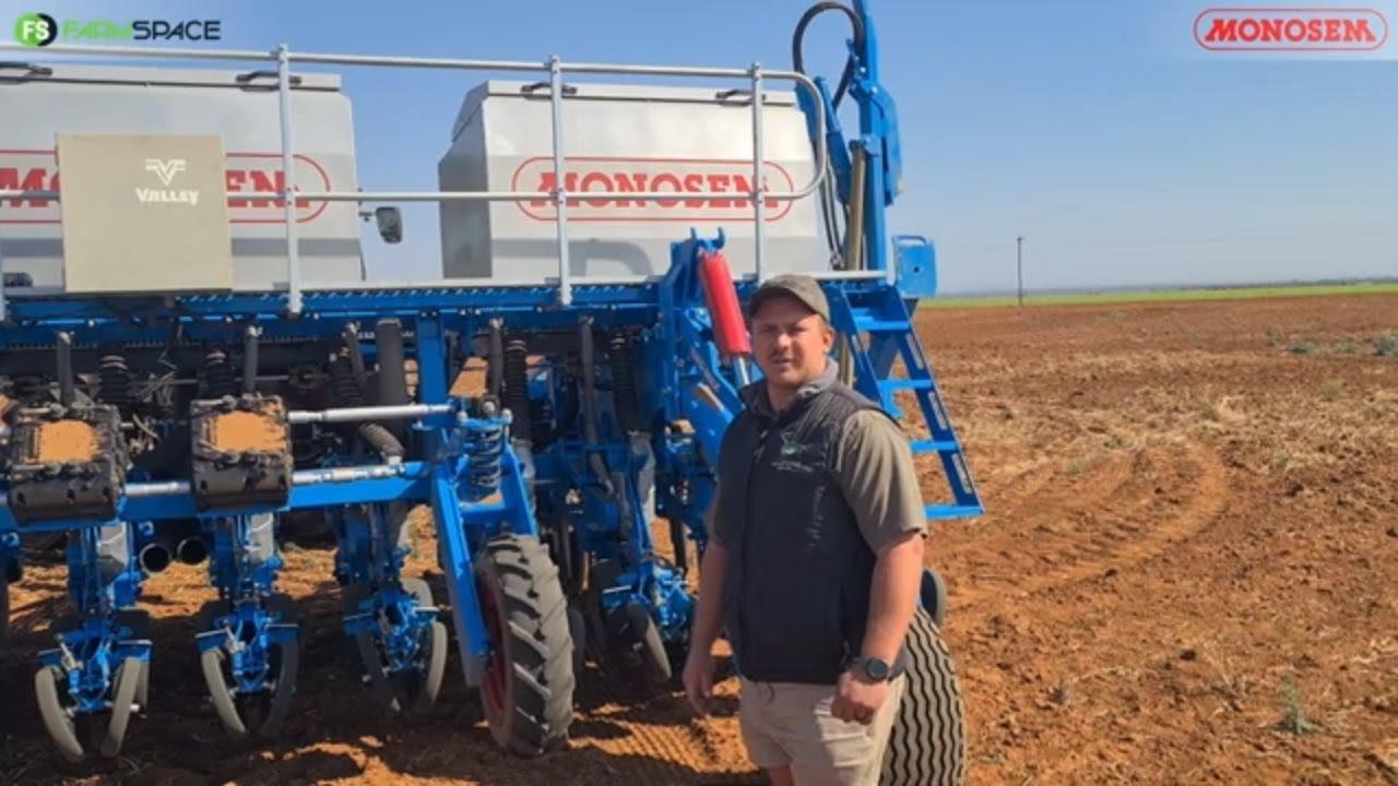 Hoe pas die Monosem Quad-Max planter in Hanco hulle se boerdery in?