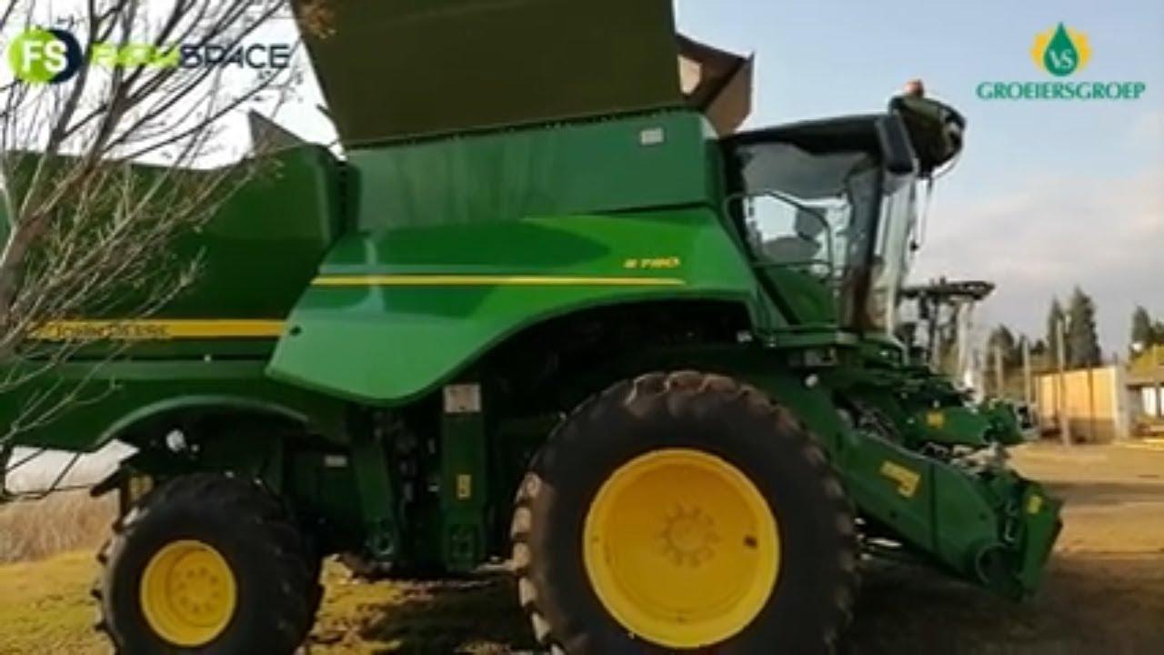 2018 John Deere S780 (2) stroper op die VS Groeiersgroep Veiling, 20 Aug 2022.