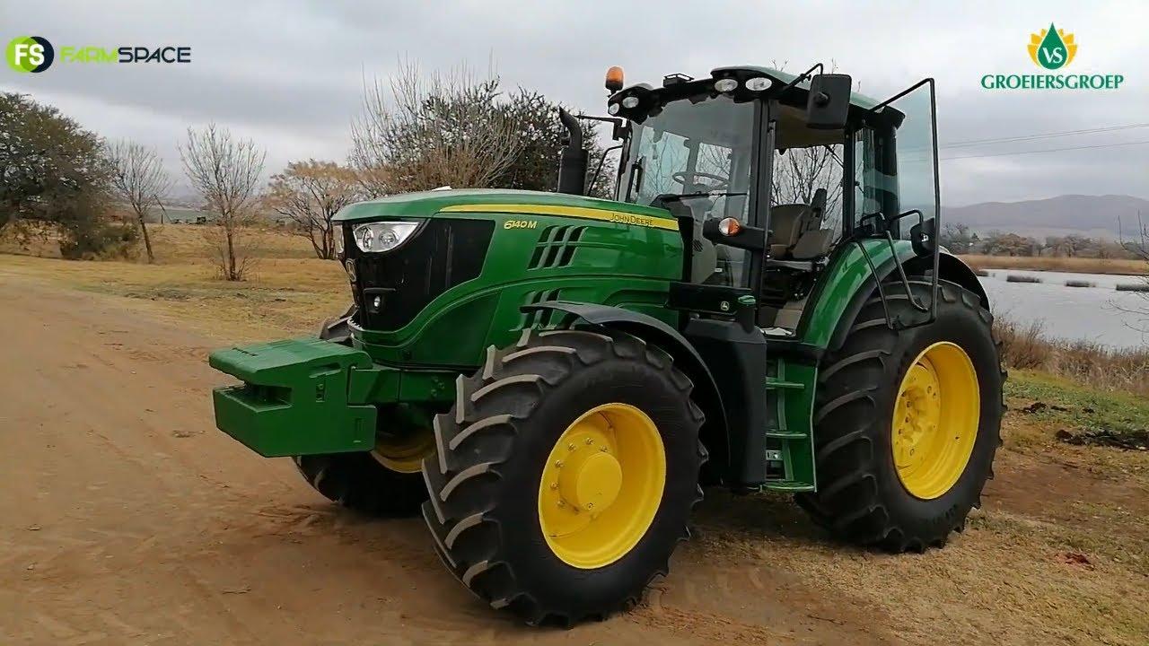 2022 John Deere 6140M (4) trekker op die VS Groeiersgroep Veiling, 20 Aug 2022.