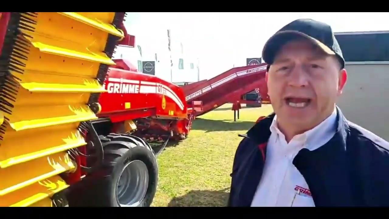 Frank van GRIMME Landmaschinenfabrik is al die pad van Duitsland af op Nampo 2022.