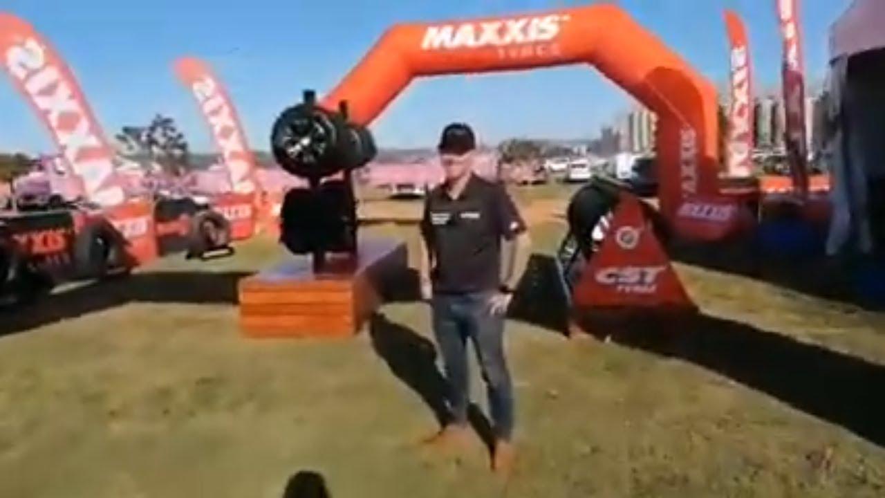 Motorfiets, 4x4, ATV, resies of selfs fiets bande. Maxxis Tyres op Nampo Kaap 2022