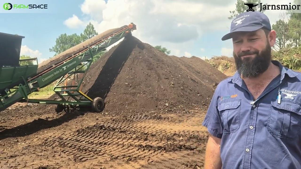 Laai en stapel maklik en vinnig met Jarnsmior se stapel conveyor belt!