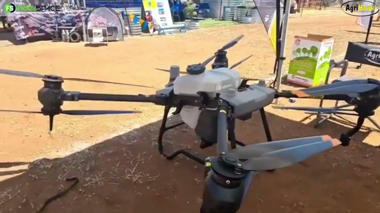 Hoe werk AgriHawk se spuit-drone? Kan jy hom huur of moet jy hom koop?
