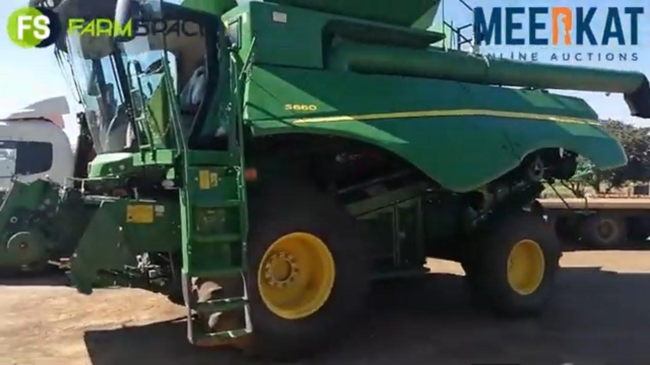 Kwaliteit Trekker en Implement Veiling Sonder Grense 21-24 Feb 2022 - John Deere S660 Stroper 2016