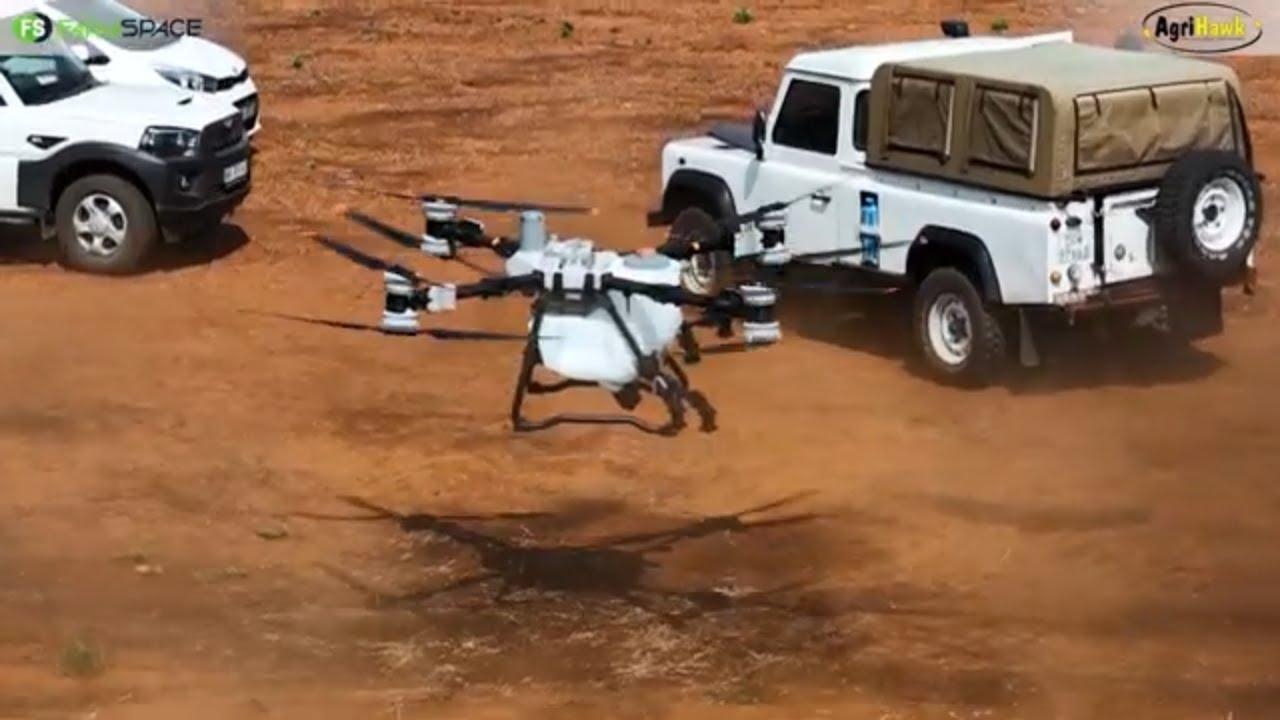Beleef die DJI T100 by NAMPO Kaap by AgriHawk se stalletjie!