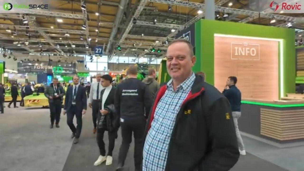 Carel Steyn vertel vir ons wat alles op Krone se stalletjie aangaan by AgriTechnica.