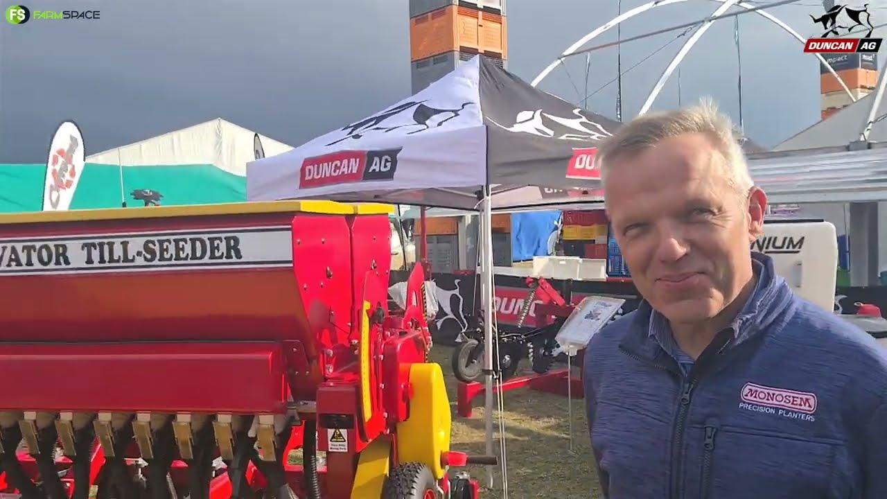 Duncan se fynsaad planter vir weidings op Nampo 2023.