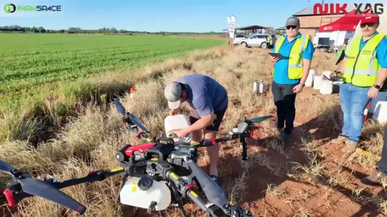 Hoe werk die XAG P100 Pro drone se "refueling", batterye en hoe lank kan dit vlieg.