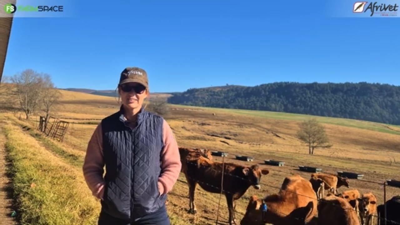 Kim Fraser is very passionate about calves and getting them ready for milk production with Afrivet.