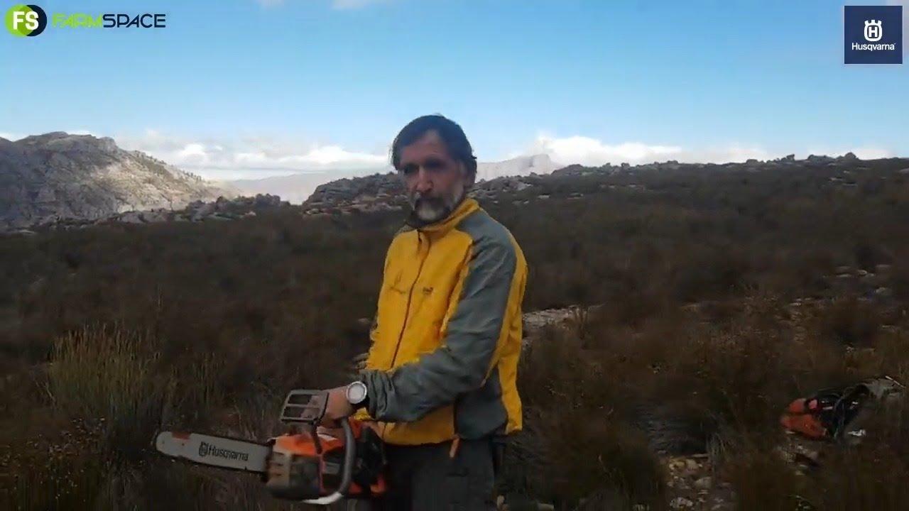 Helihack met Husqvarna. Is Husqvarna se battery saag die toekoms?
