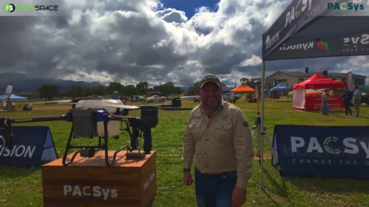 Die grootste drone by die FarmSpace Pro Tour Wes-Kaap - die EA Vision deur PACSys!