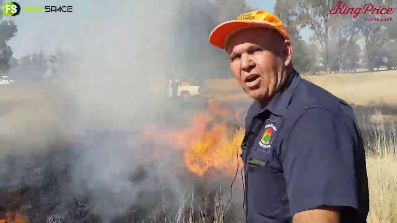 Hoe gebruik jy 'n driptorch om 'n voorbrand te maak?