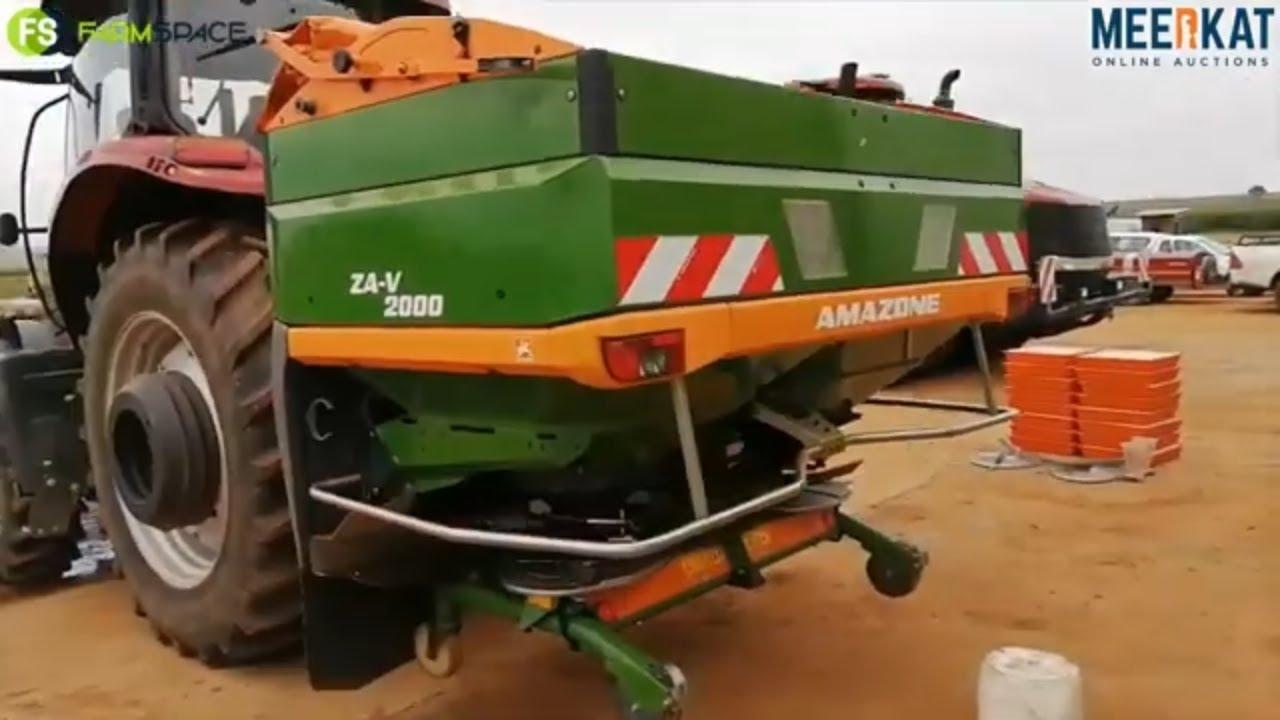 Amazone ZA-V Profis Hydro Strooier op Kwaliteit Trekker en Implement Veiling 21 tot 24 Feb