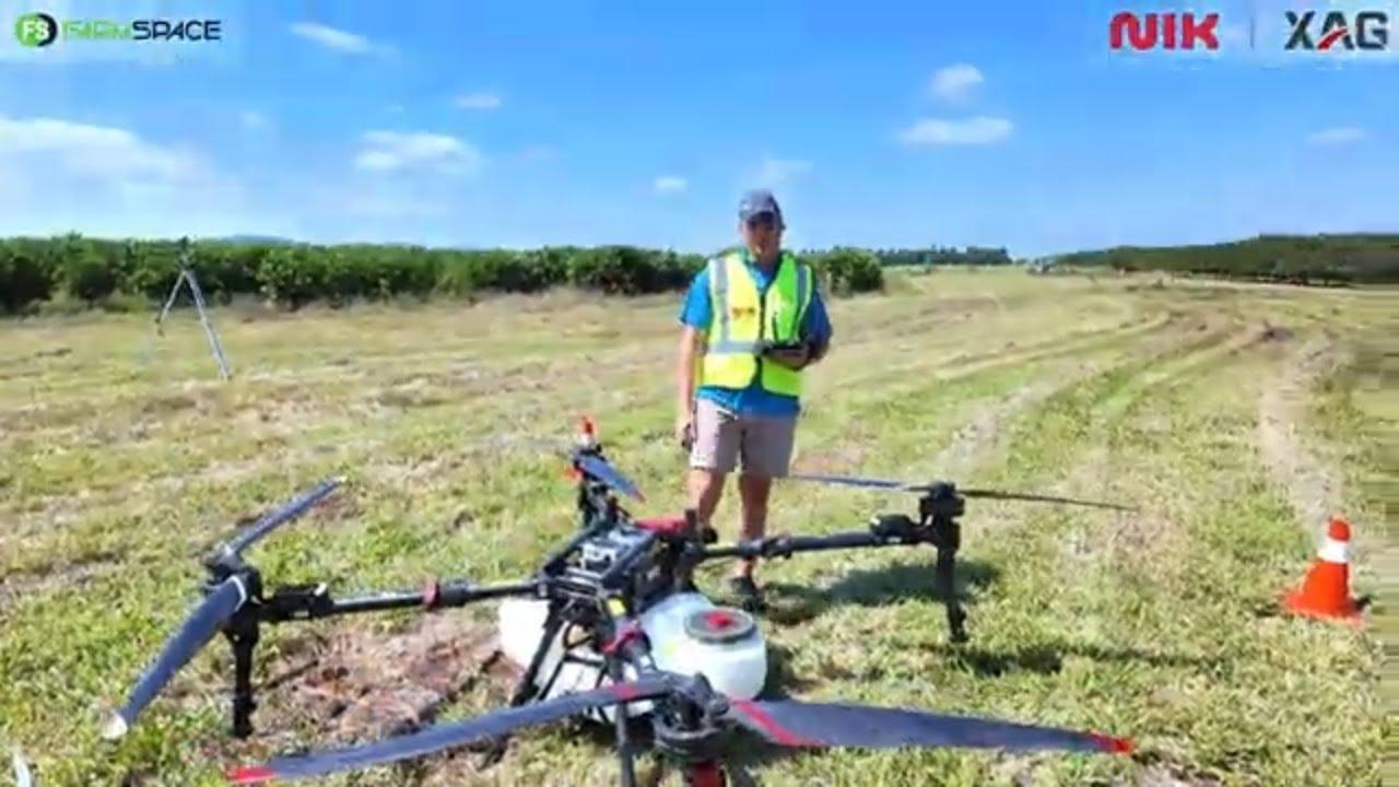 Kan 'n XAG drone van NIK sitrus spuit?