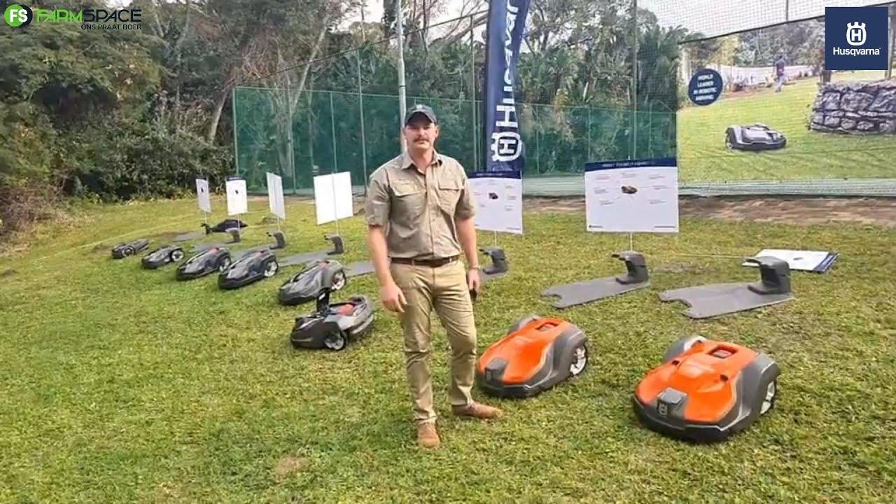 'n RTK automower? Kyk die hele Husqvarna automower reeks by hulle Dealer Conference
