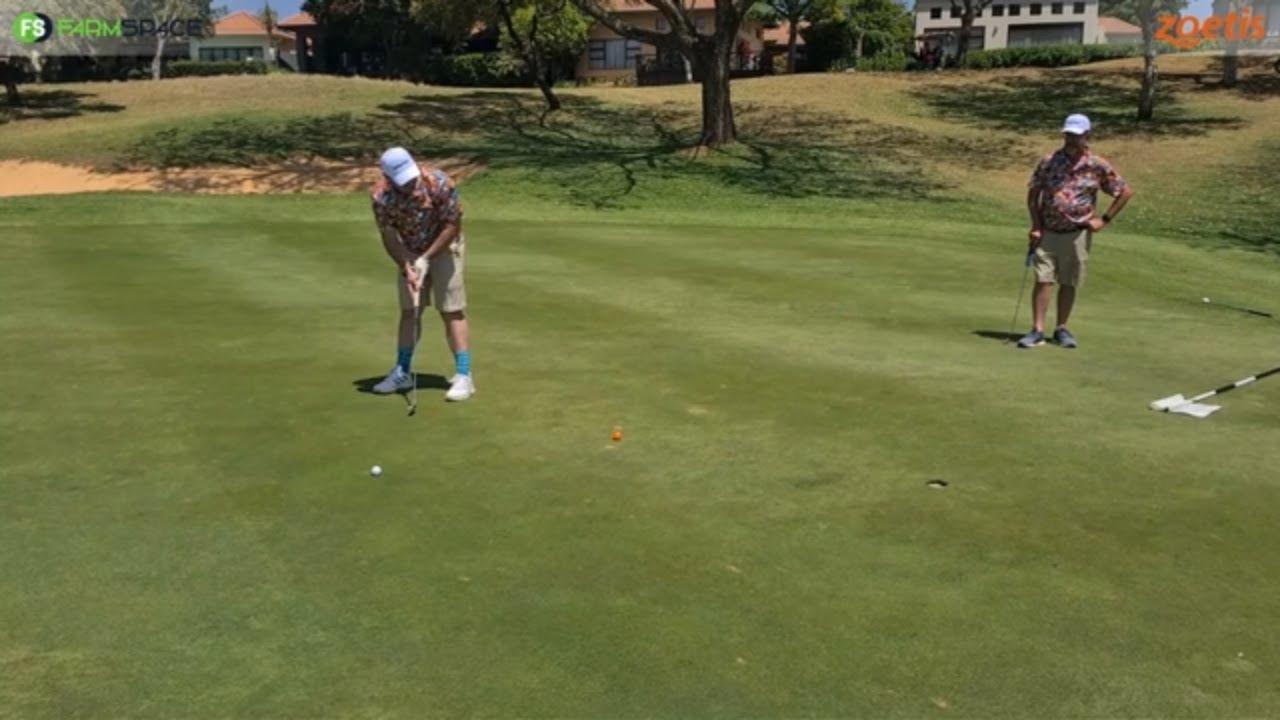‘Hole in One’ vir Agri Relief se gholfdag 2024 hier by Pecanwood Golf Estate in Hartebeespoort Dam.