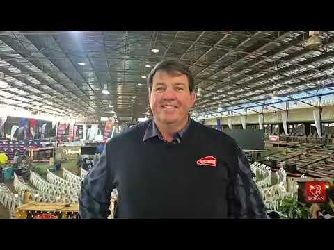 Vleissentraal se Ian Grobbelaar oor die Boran Cattle Breeders' Society of SA se Nasionale veiling.
