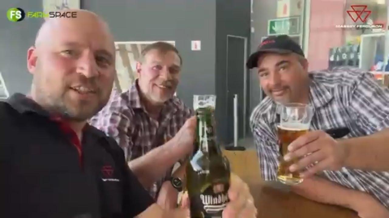 Dag een van die Massey Ferguson Frankryk trip.