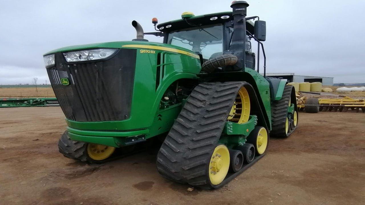 2018 John Deere 9570RX (2) trekker op die VS Groeiersgroep Veiling, 20 Aug 2022.