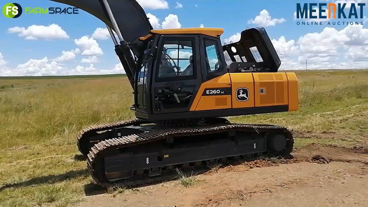 John Deere E260 Excavator op Kwaliteit Trekker en Implement Veiling Sonder Grense 21 tot 24 Feb 2022