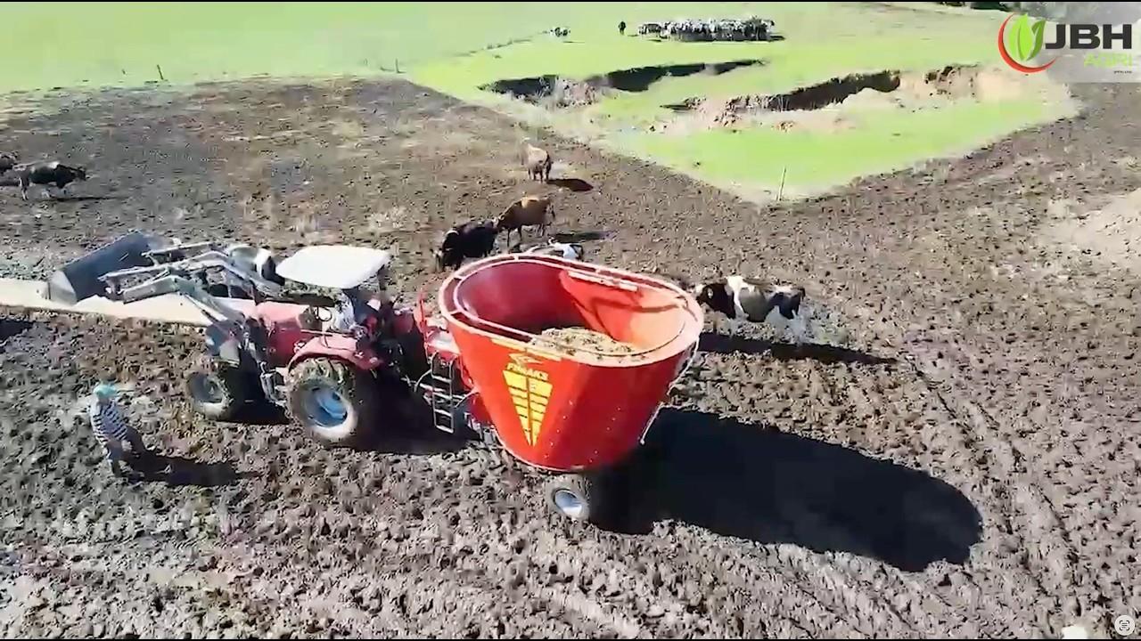 Hoe kan jy arbeid bespaar en voervermorsing verminder? Kyk na die FiMAKS-voermenger deur JBH Agri.