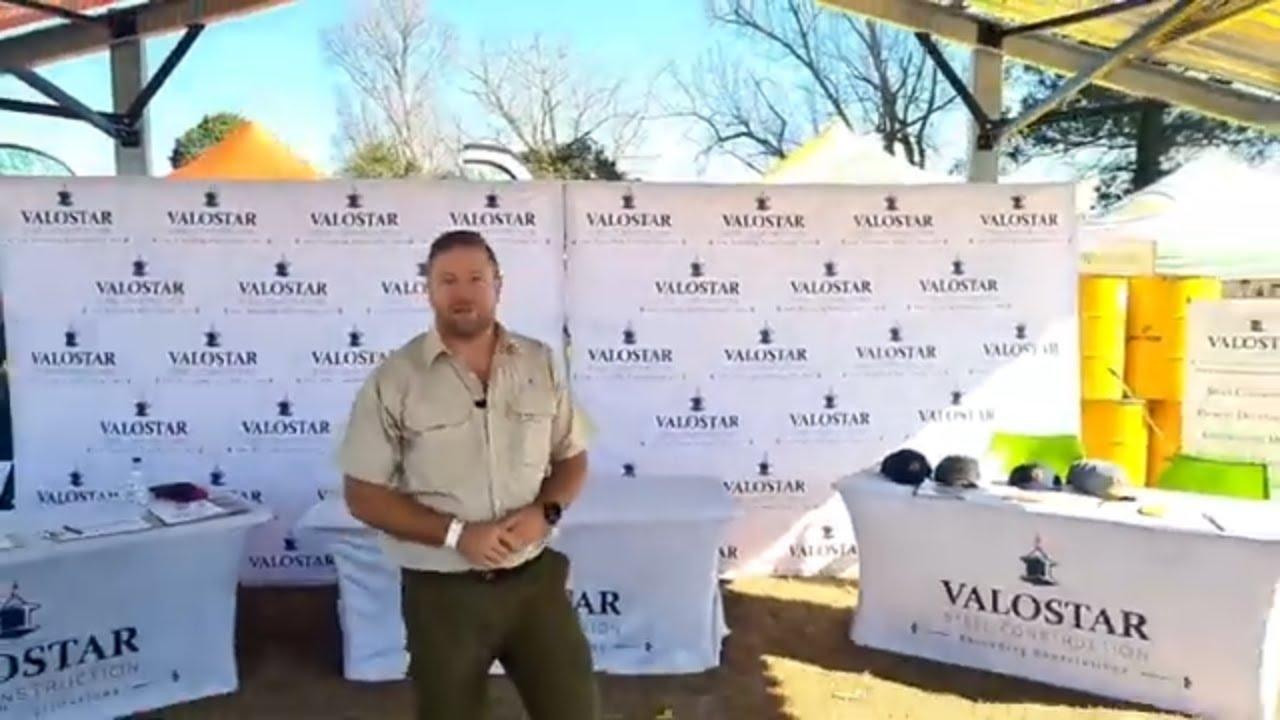 Bout sommer jou stoor aanmekaar. Valostar Steel Construction by VAL Boeredag 2024