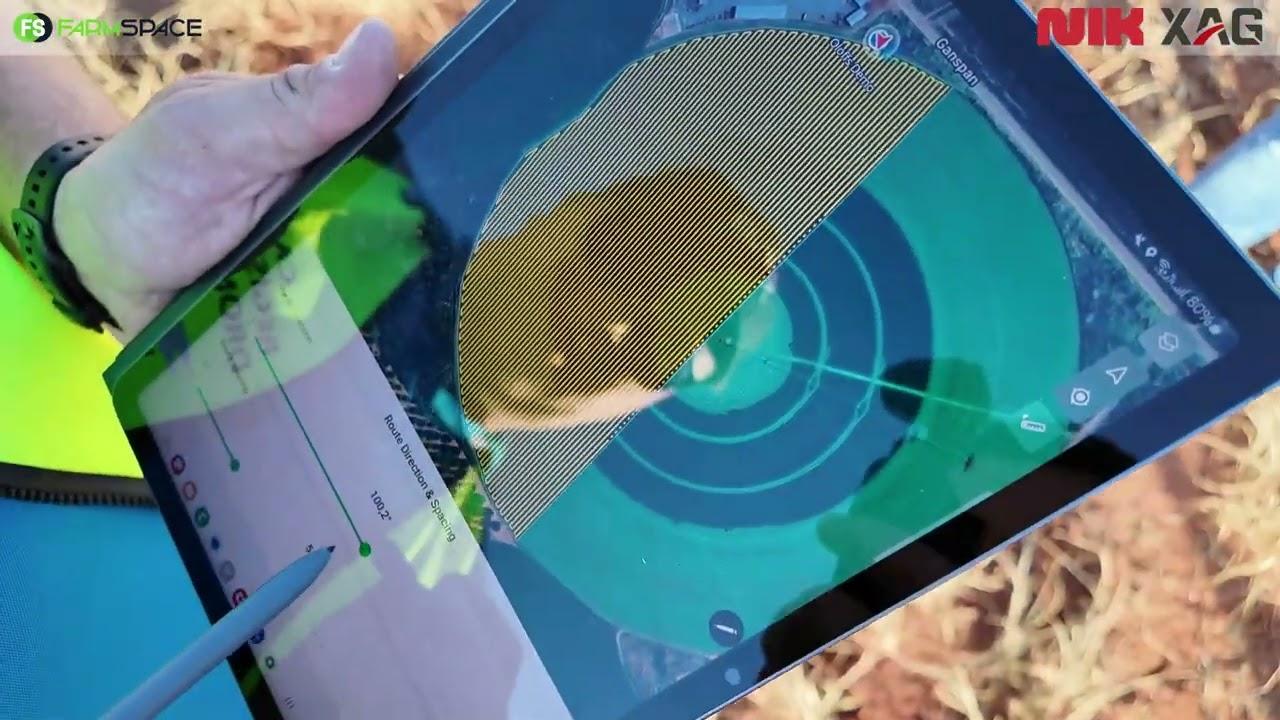 Hoe beplan NIK die land uit as hulle die XAG P100 Pro drone gebruik om te spuit?