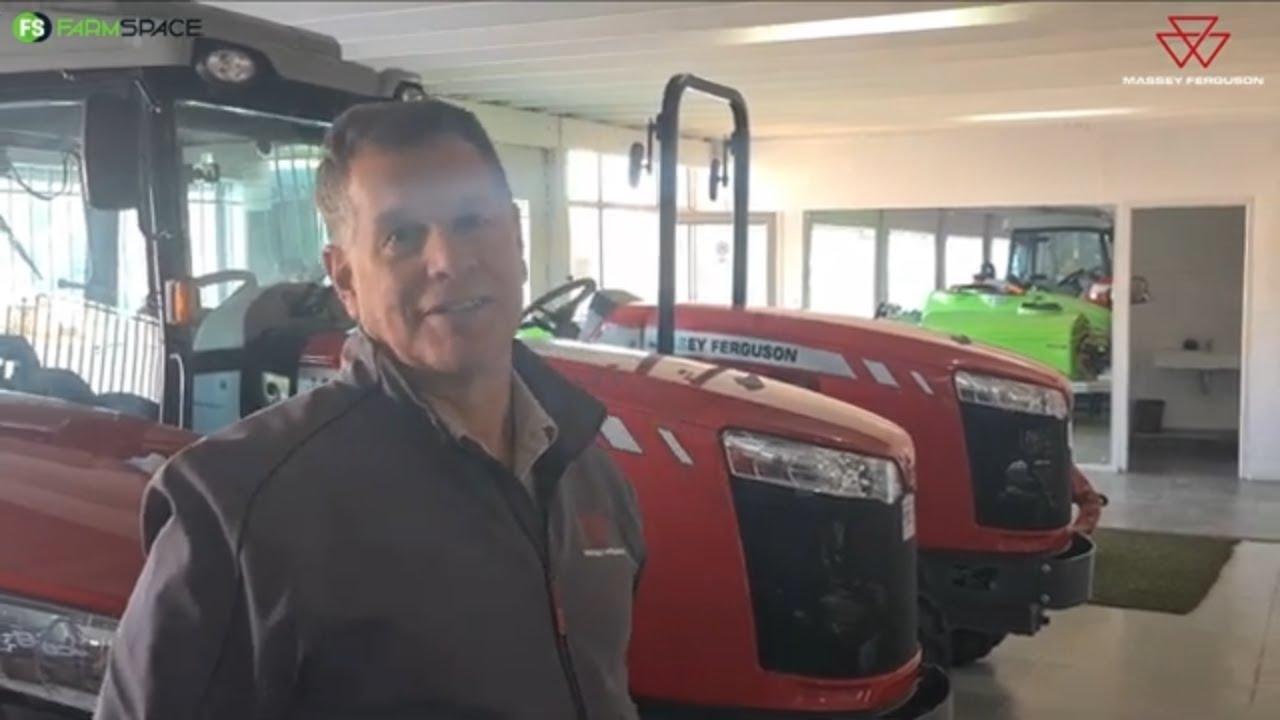Massey Ferguson dealership tour in Stellenbosch at Van Breda in the Western Cape.