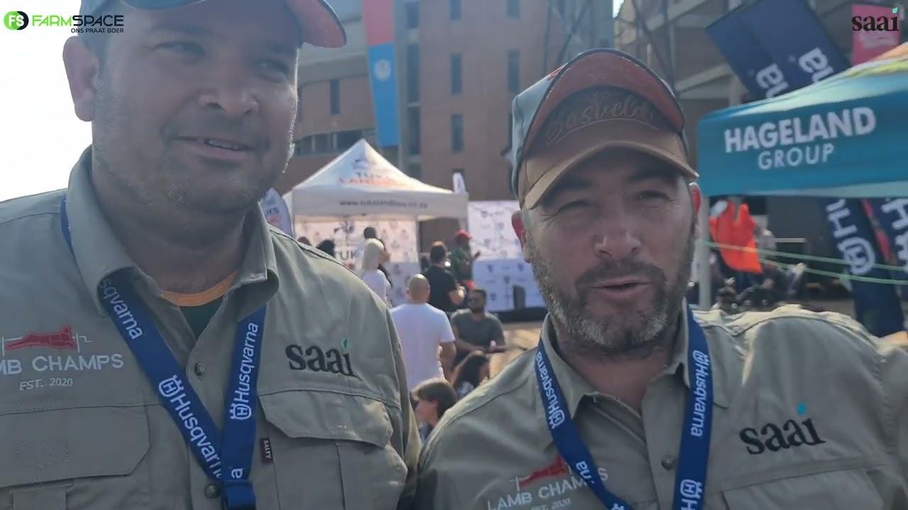 Danie Greef en Hannes van Staden by Lamb Champs 2023.