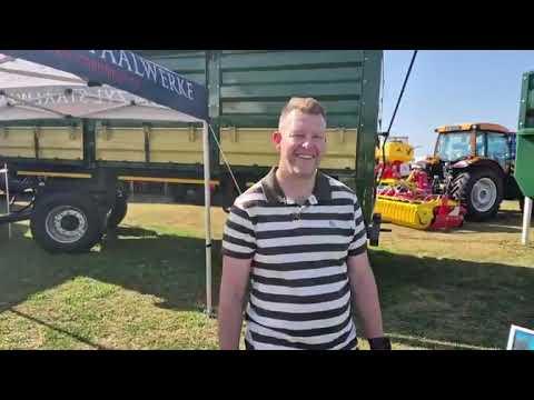 Wil jy graan skuif? Van Zyl Staalwerke is die manne wat jou kan help op Nampo Kaap 2025.