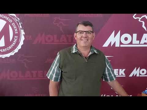 Ons praat met Gerhard van As, streeksbestuur van Molatek in die Kaap, by Bloem Show 2024.