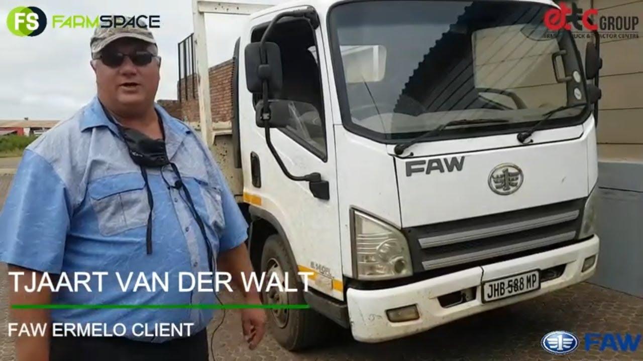 Tjaart takes us through his FAW truck and why customer service keeps him coming back to ETTC