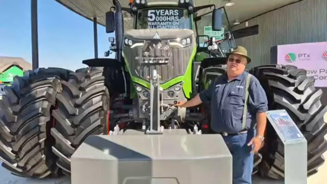 Fendt bied 'n 5 jaar / 5000 uur waarborg aan op Nampo 2025.