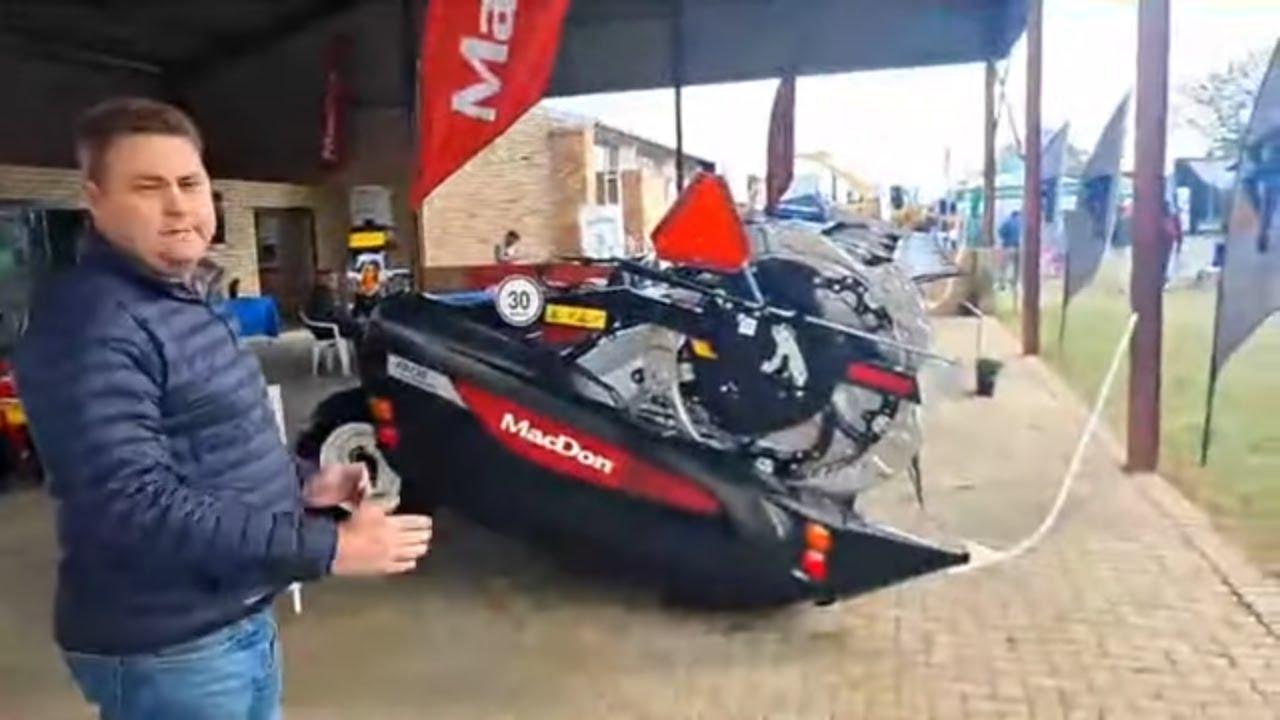 Nuwe MacDon Flexdraper op NAMPO 2023