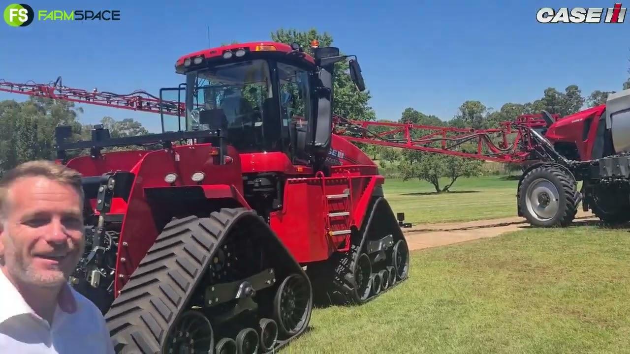 Case IH AFS Connect en die nuwe 4450 Spuit wat nie mielies trap nie.