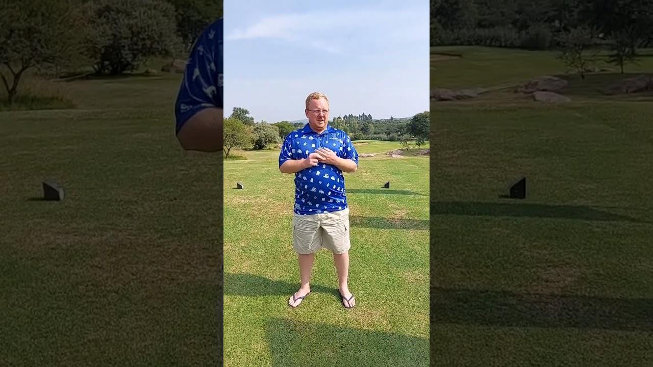 Byron van Agriserve by die Weiveld Golfdag